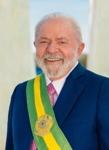 Retrato oficial de Luiz Inácio Lula da Silva, presidente reelecto de Brasil en 2026, fotografía de archivo de 2023