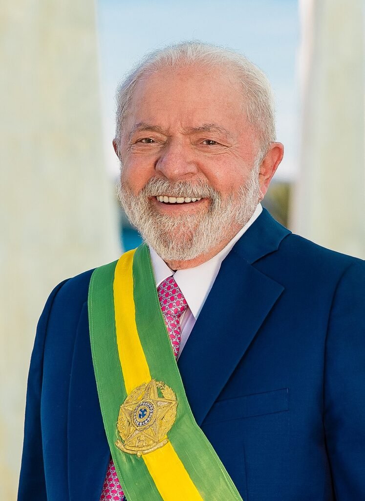 Retrato oficial de Luiz Inácio Lula da Silva, presidente reelecto de Brasil en 2026, fotografía de archivo de 2023