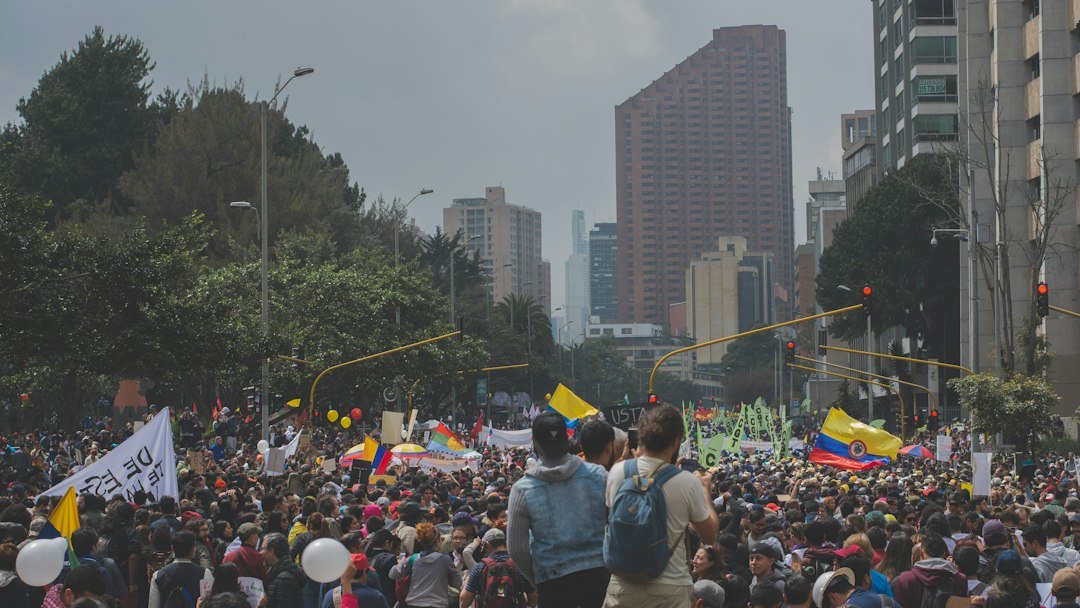 Manifestación ciudadana en Colombia